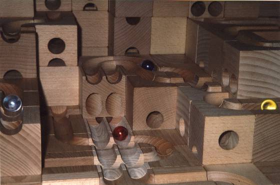 Ausschnitt einer cuboro-Bahn