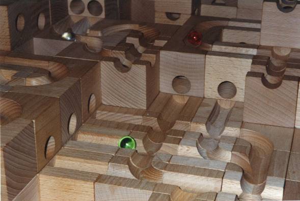 Ausschnitt einer cuboro-Bahn