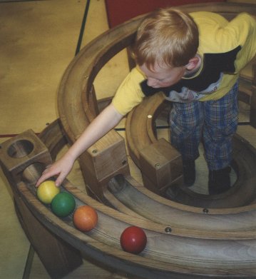 Holzkugelbahn